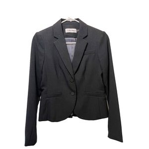 Calvin Klein size 4P grey blazer